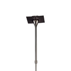 M0302BC Flavia Telescopic Pendant Convertible To Semi Flush Round 4 Light G9 Black Chrome