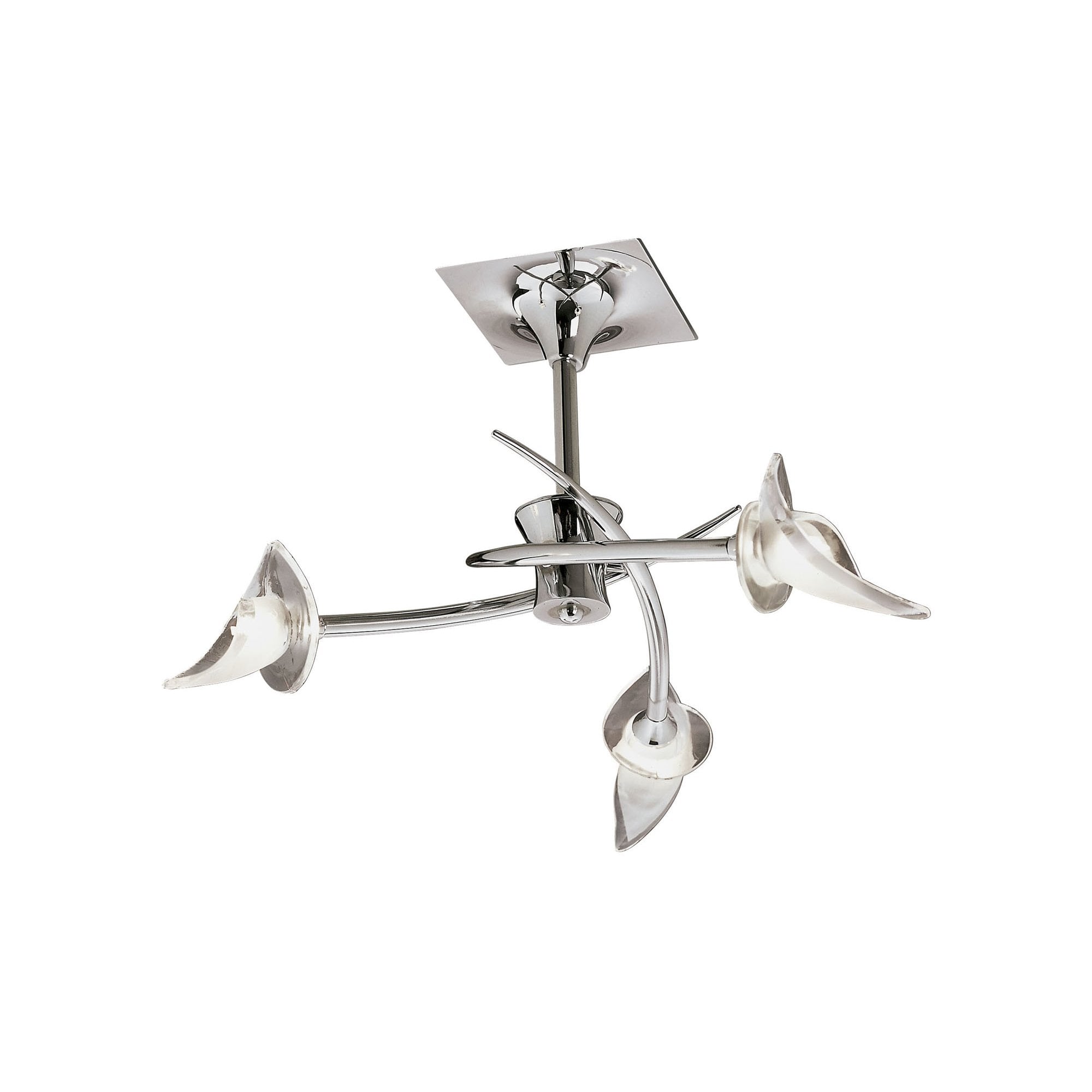 M0306 Flavia Semi Flush Round 3 Light G9 Polished Chrome
