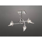 M0306 Flavia Semi Flush Round 3 Light G9 Polished Chrome