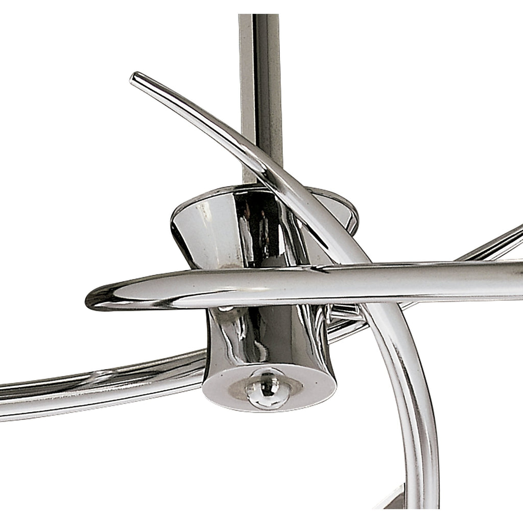 M0306 Flavia Semi Flush Round 3 Light G9 Polished Chrome