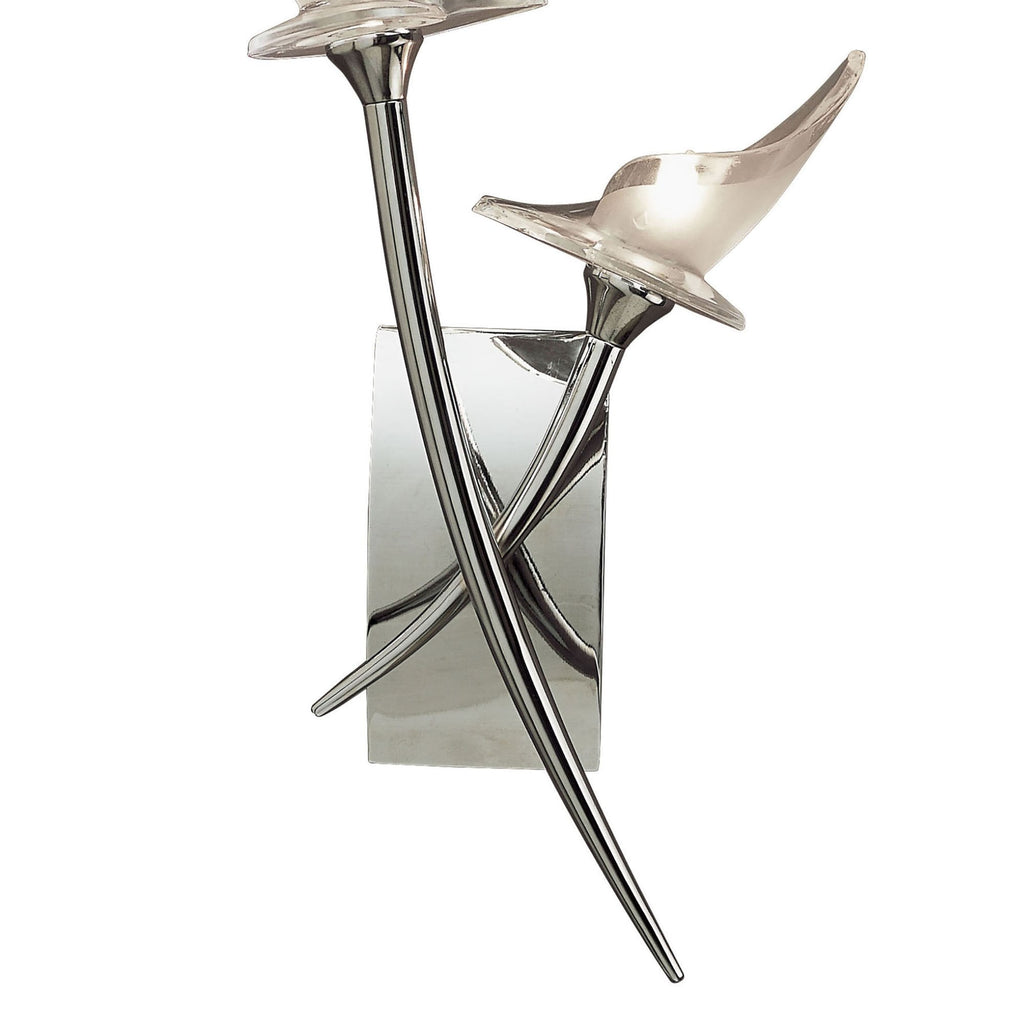 M0308/S Flavia Wall Lamp Switched 2 Light G9 Polished Chrome