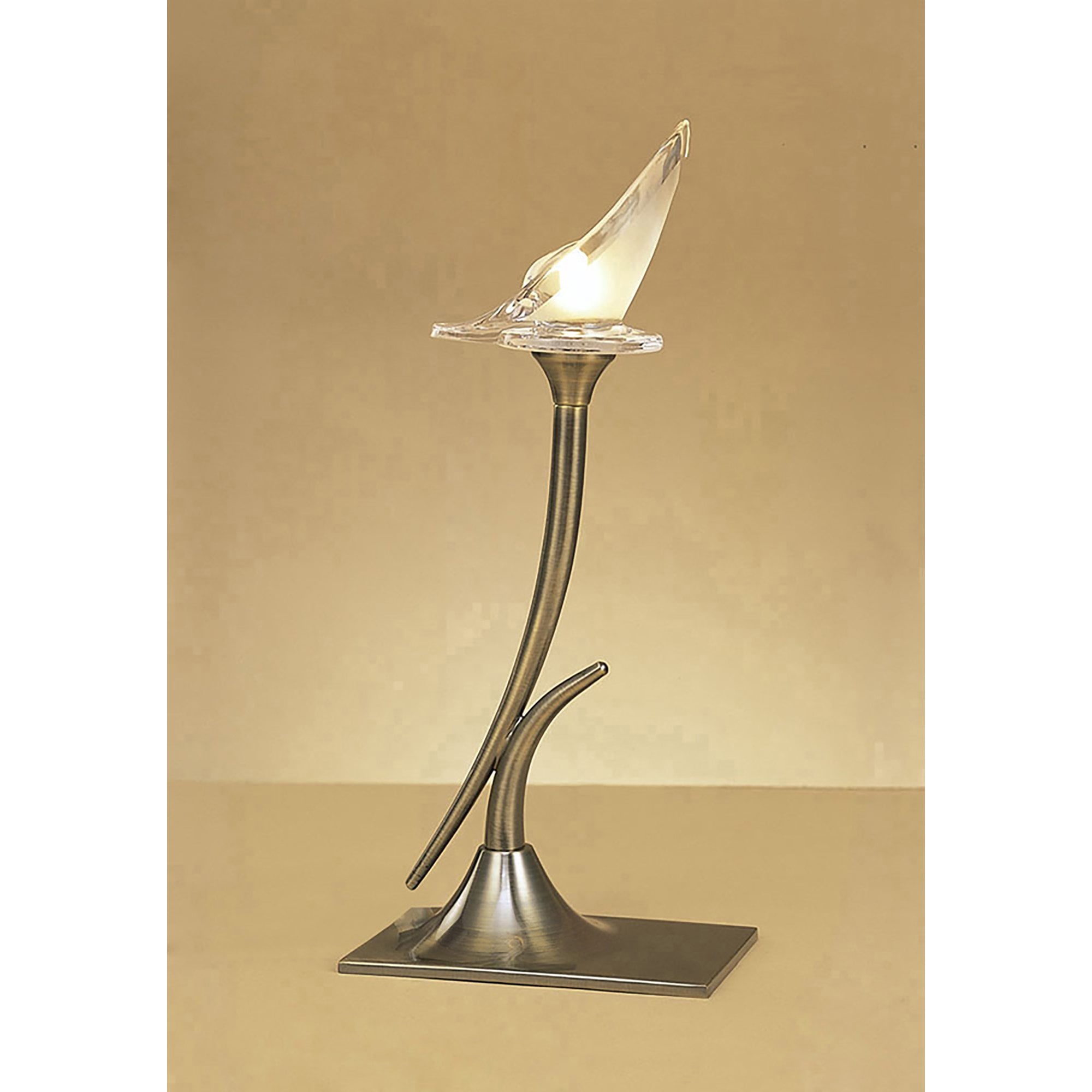 M0309AB lavia Table Lamp 1 Light G9 Antique Brass