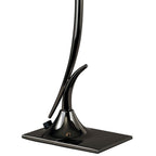 M0309BC Flavia Table Lamp 1 Light G9 Black Chrome