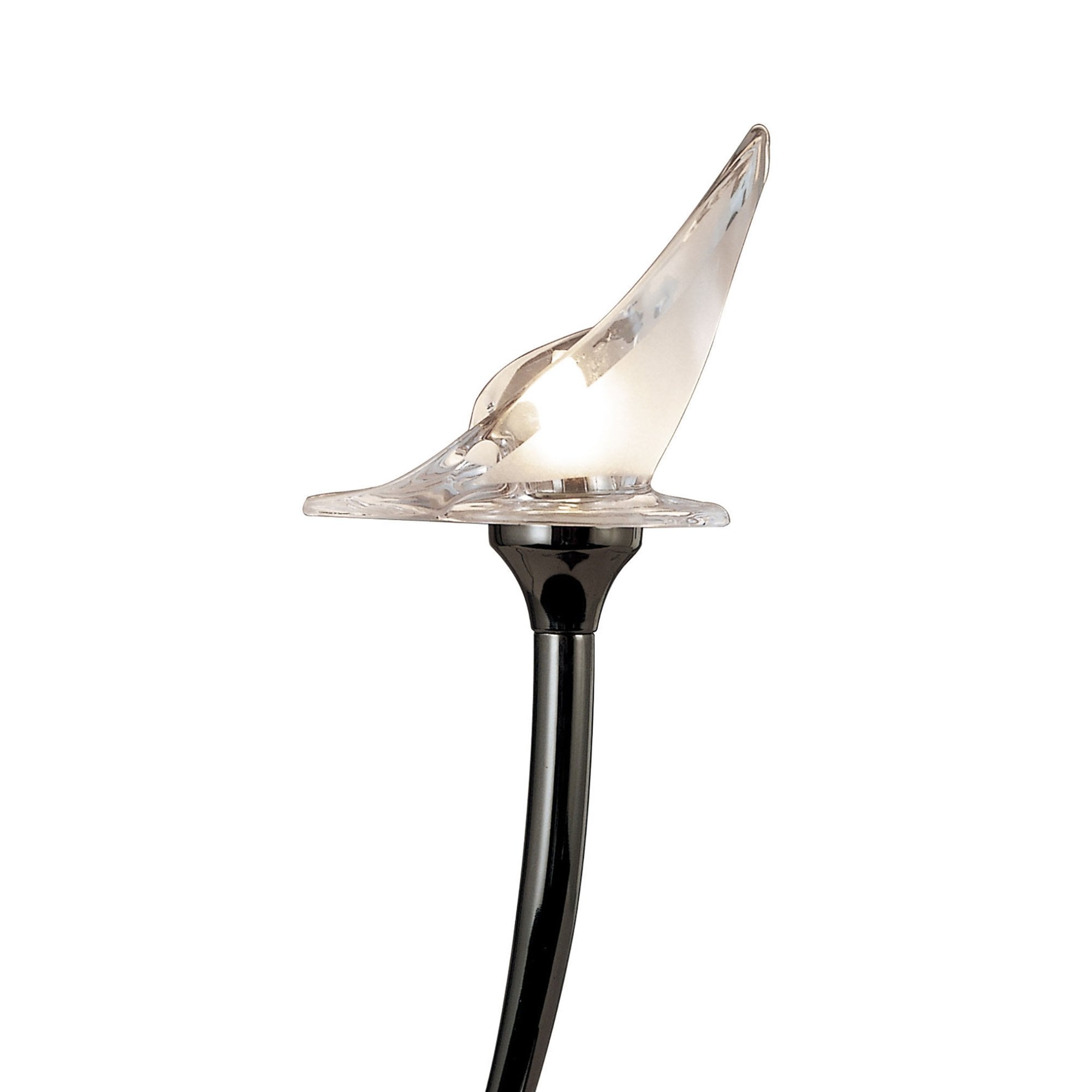 M0309BC Flavia Table Lamp 1 Light G9 Black Chrome