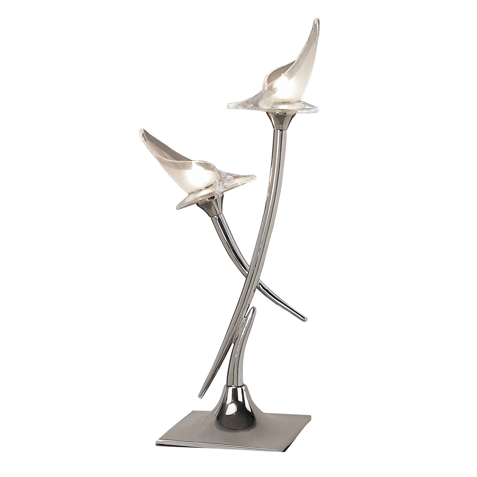 M0310 Flavia Table Lamp 2 Light G9 Polished Chrome