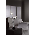 M0310 Flavia Table Lamp 2 Light G9 Polished Chrome