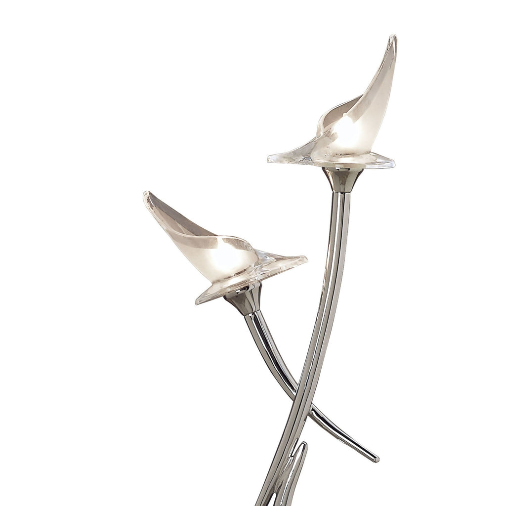 M0310 Flavia Table Lamp 2 Light G9 Polished Chrome
