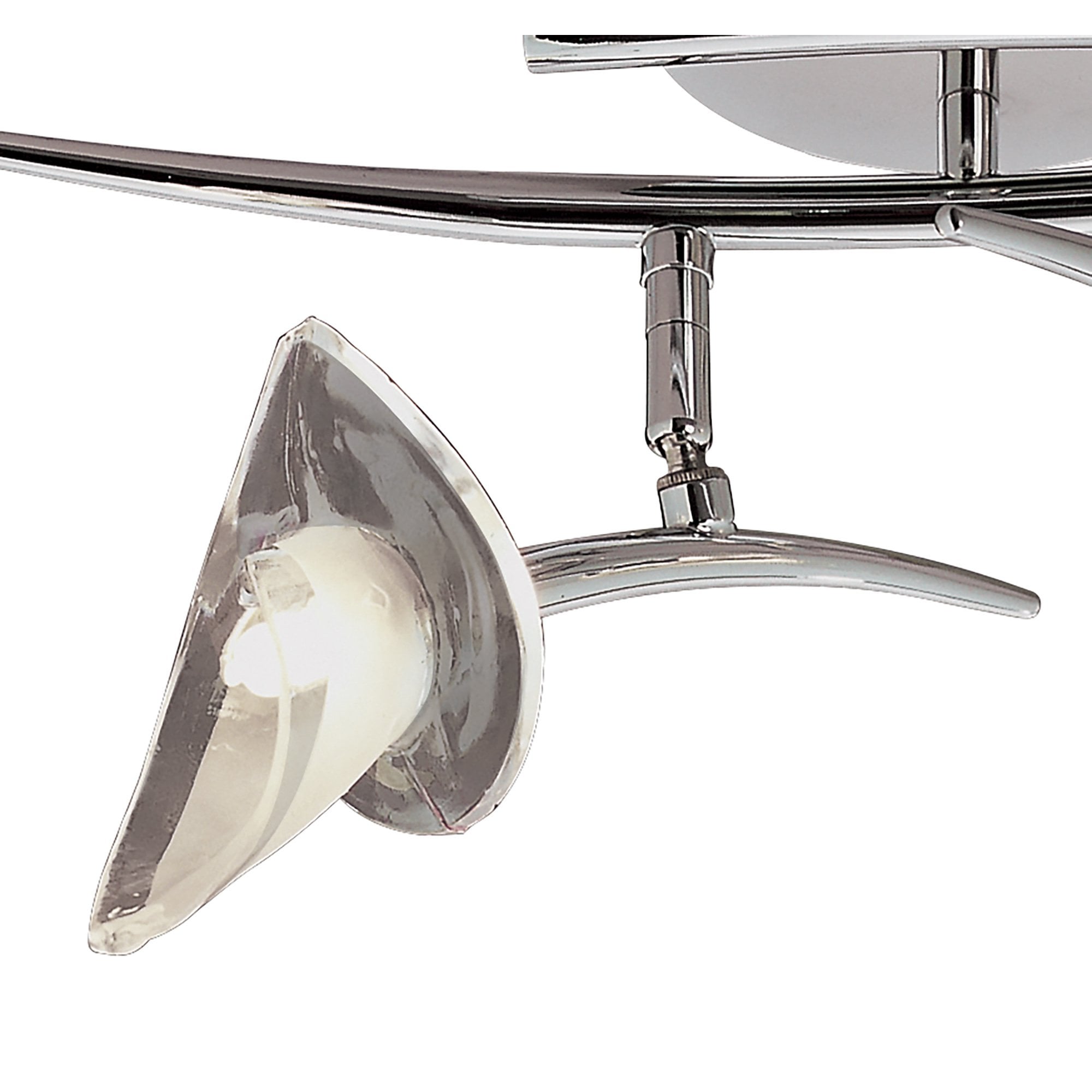 M0316 Flavia Linear Spot Light 2 Light G9 Adjustable Heads Polished Chrome