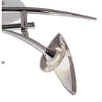 M0316 Flavia Linear Spot Light 2 Light G9 Adjustable Heads Polished Chrome