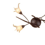 M4353 Florida Ceiling 4 Light E14 Brown/Black Oxide