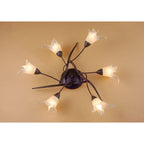 M4354 Florida Ceiling 6 Light E14 Brown/Black Oxide