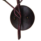 M4355/S Florida Wall Lamp Switched 2 Light E14 Brown/Black Oxide