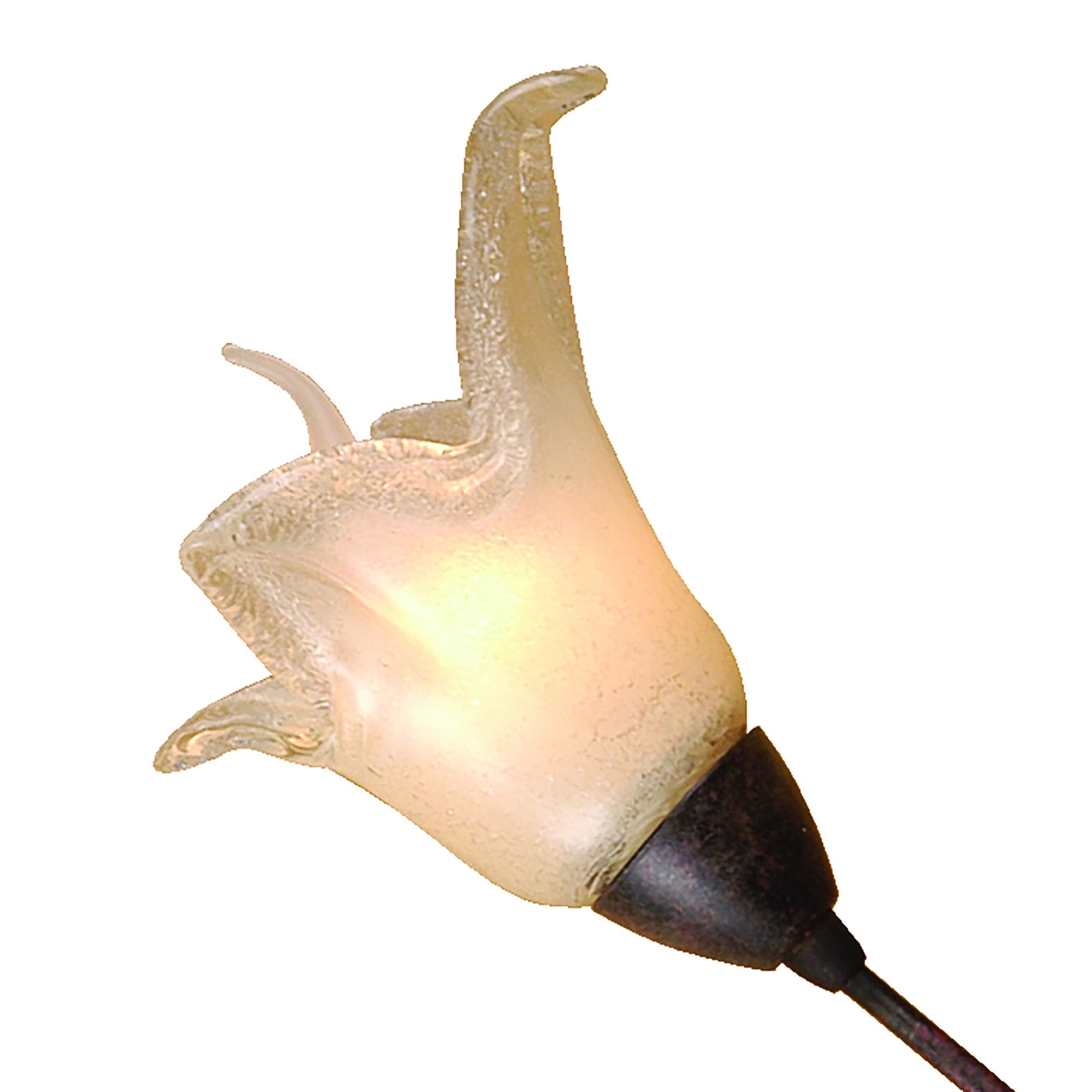 M4355/S Florida Wall Lamp Switched 2 Light E14 Brown/Black Oxide