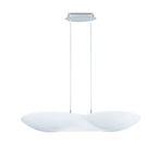 M5872 Flow Linear Pendant 6 Light GU10 Chrome White