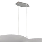 M5872 Flow Linear Pendant 6 Light GU10 Chrome White