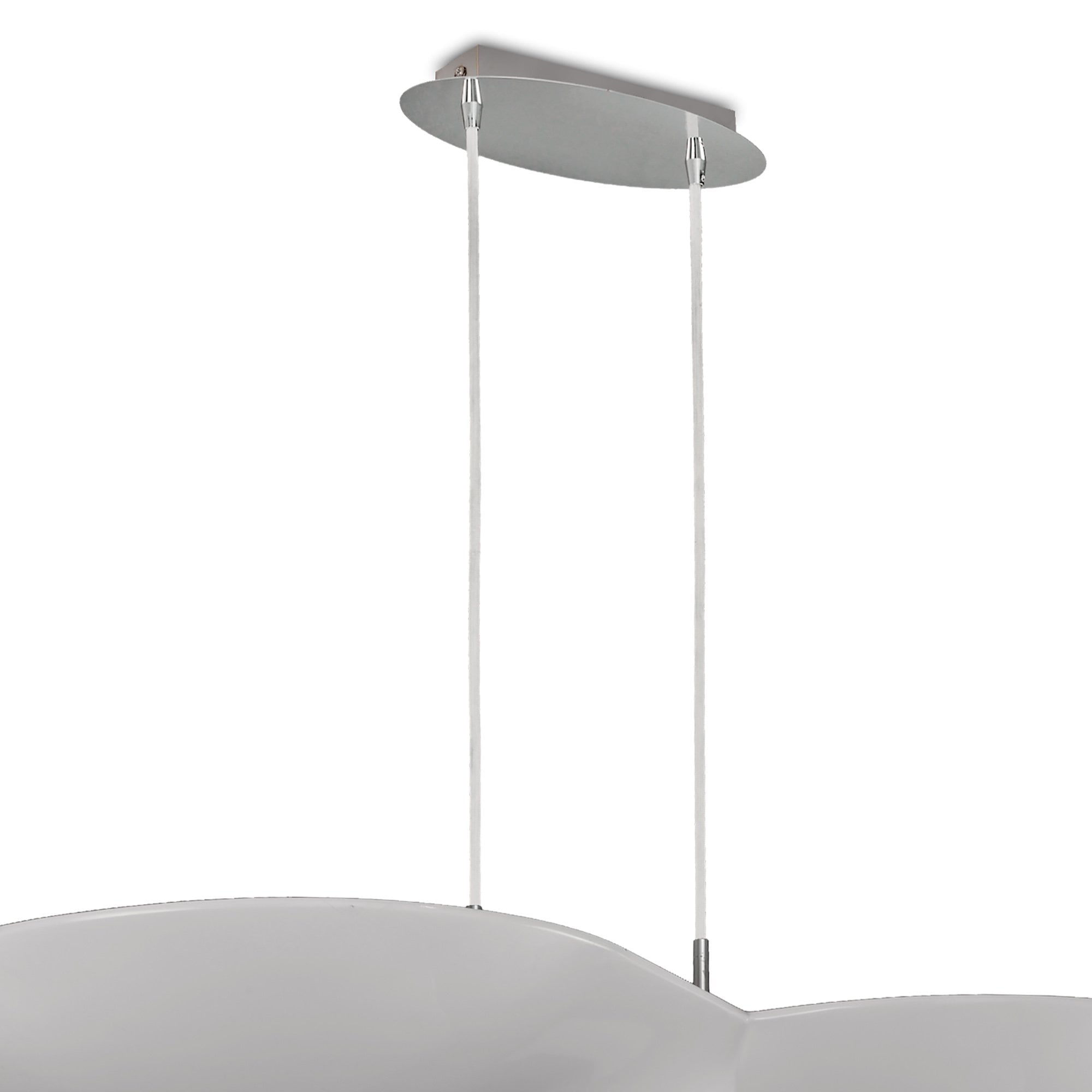 M5872 Flow Linear Pendant 6 Light GU10 Chrome White