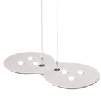 M5872 Flow Linear Pendant 6 Light GU10 Chrome White