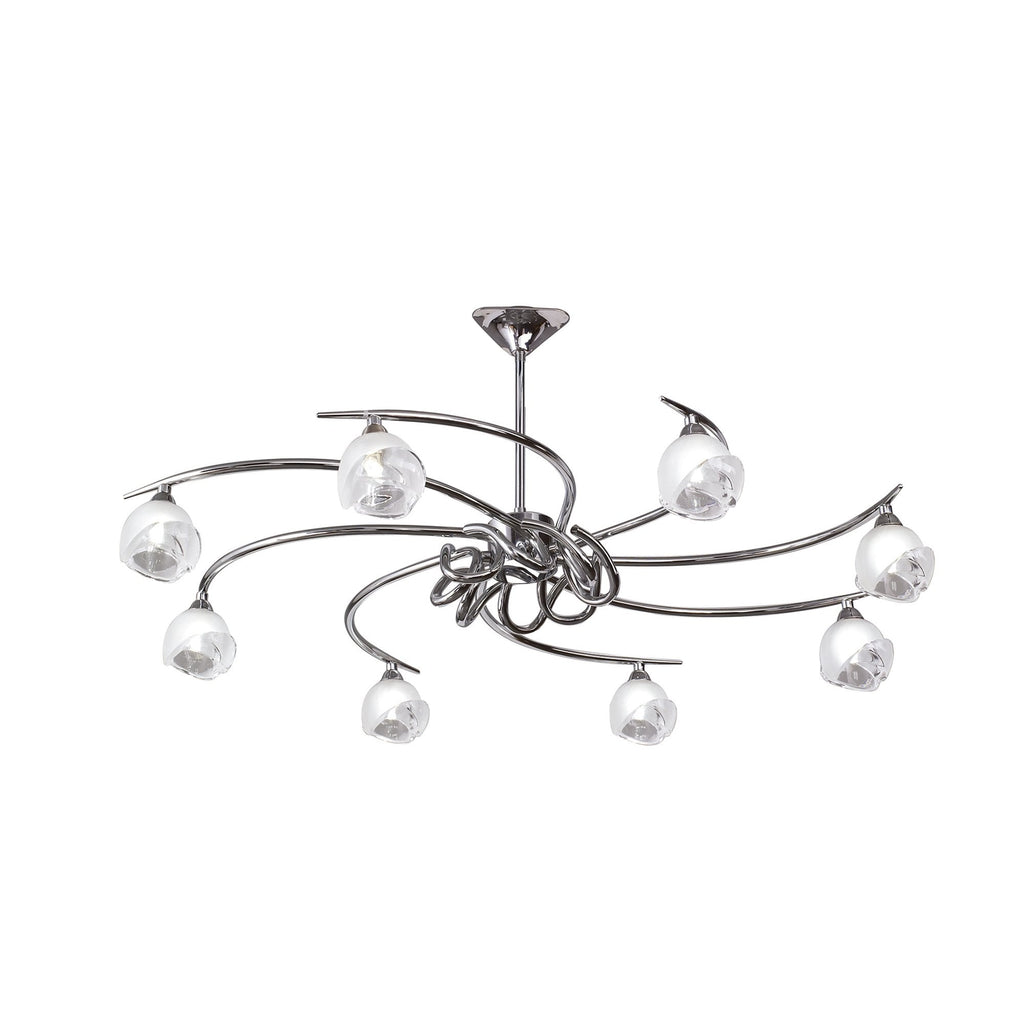 M0800 Fragma Telescopic 8 Light G9 Polished Chrome