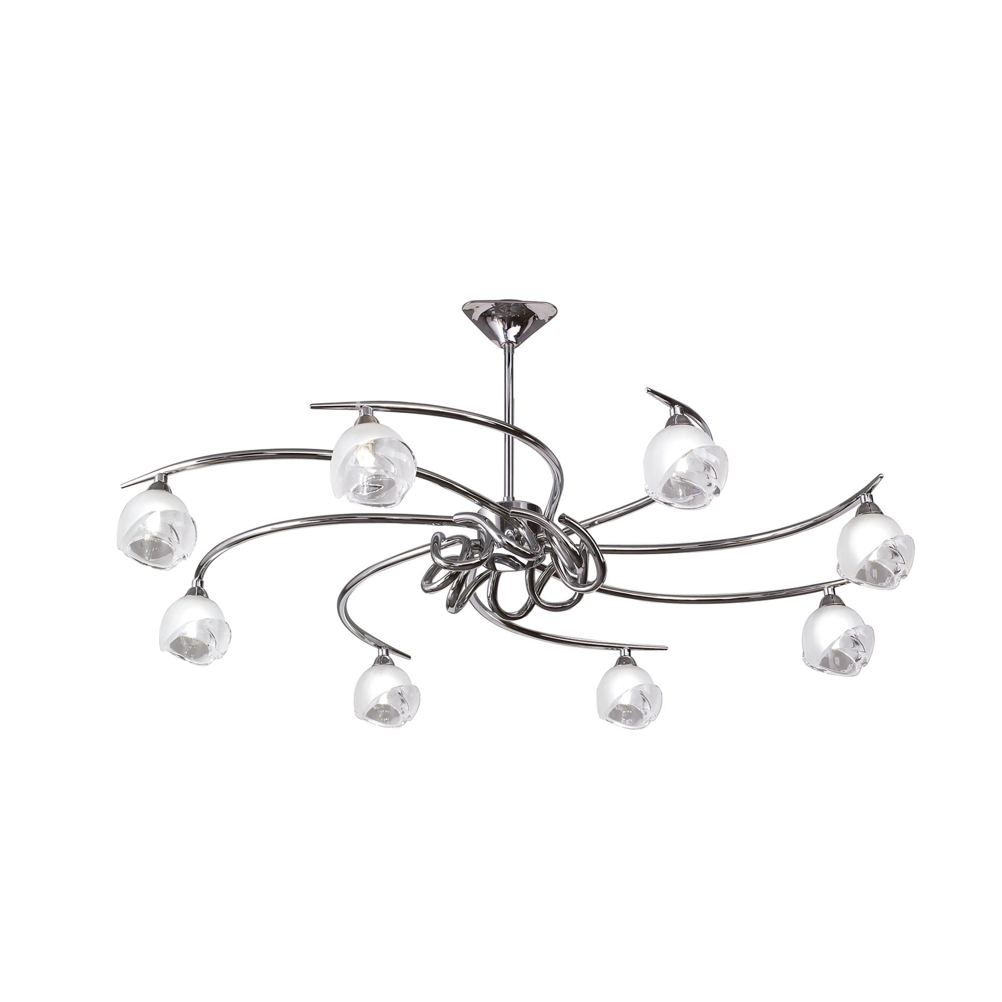 M0800 Fragma Telescopic 8 Light G9 Polished Chrome
