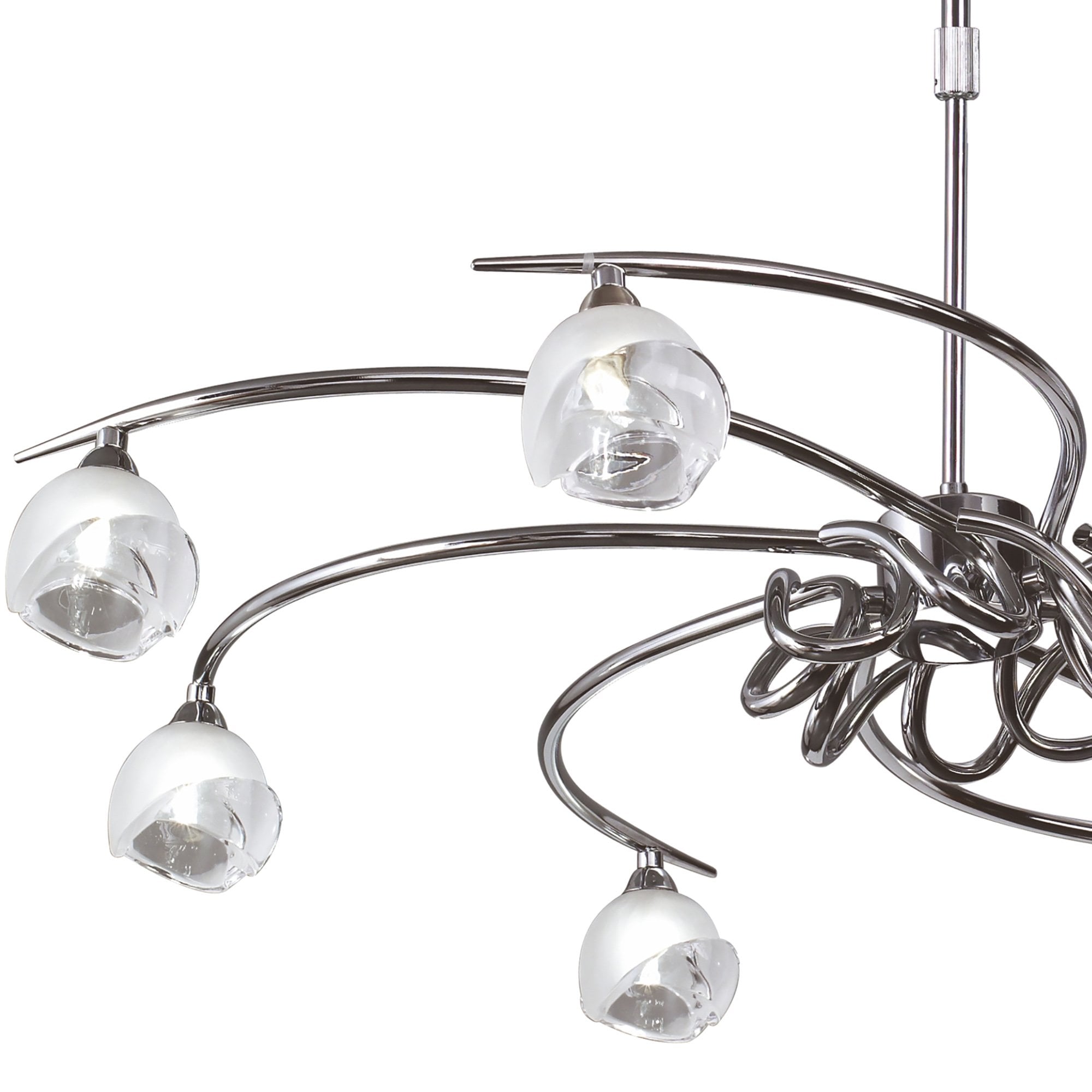 M0800 Fragma Telescopic 8 Light G9 Polished Chrome