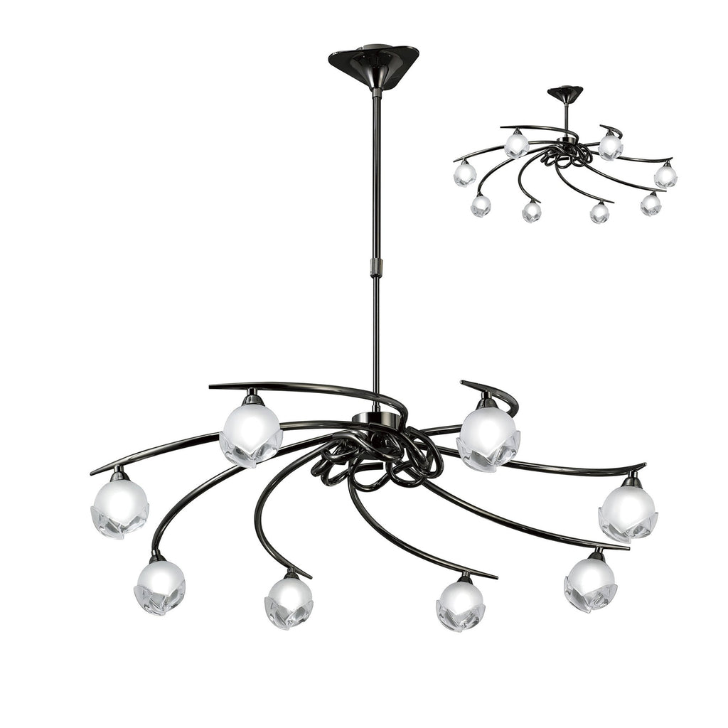 M0800BC Fragma Telescopic 8 Light G9 Black Chrome