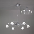 M0801 Fragma Telescopic Convertible To Semi Flush 6 Light G9 Polished Chrome