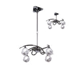 M0802 Fragma Telescopic Convertible To Semi Flush 4 Light G9 Polished Chrome