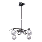 M0802 Fragma Telescopic Convertible To Semi Flush 4 Light G9 Polished Chrome