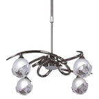 M0802 Fragma Telescopic Convertible To Semi Flush 4 Light G9 Polished Chrome