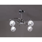 M0802 Fragma Telescopic Convertible To Semi Flush 4 Light G9 Polished Chrome