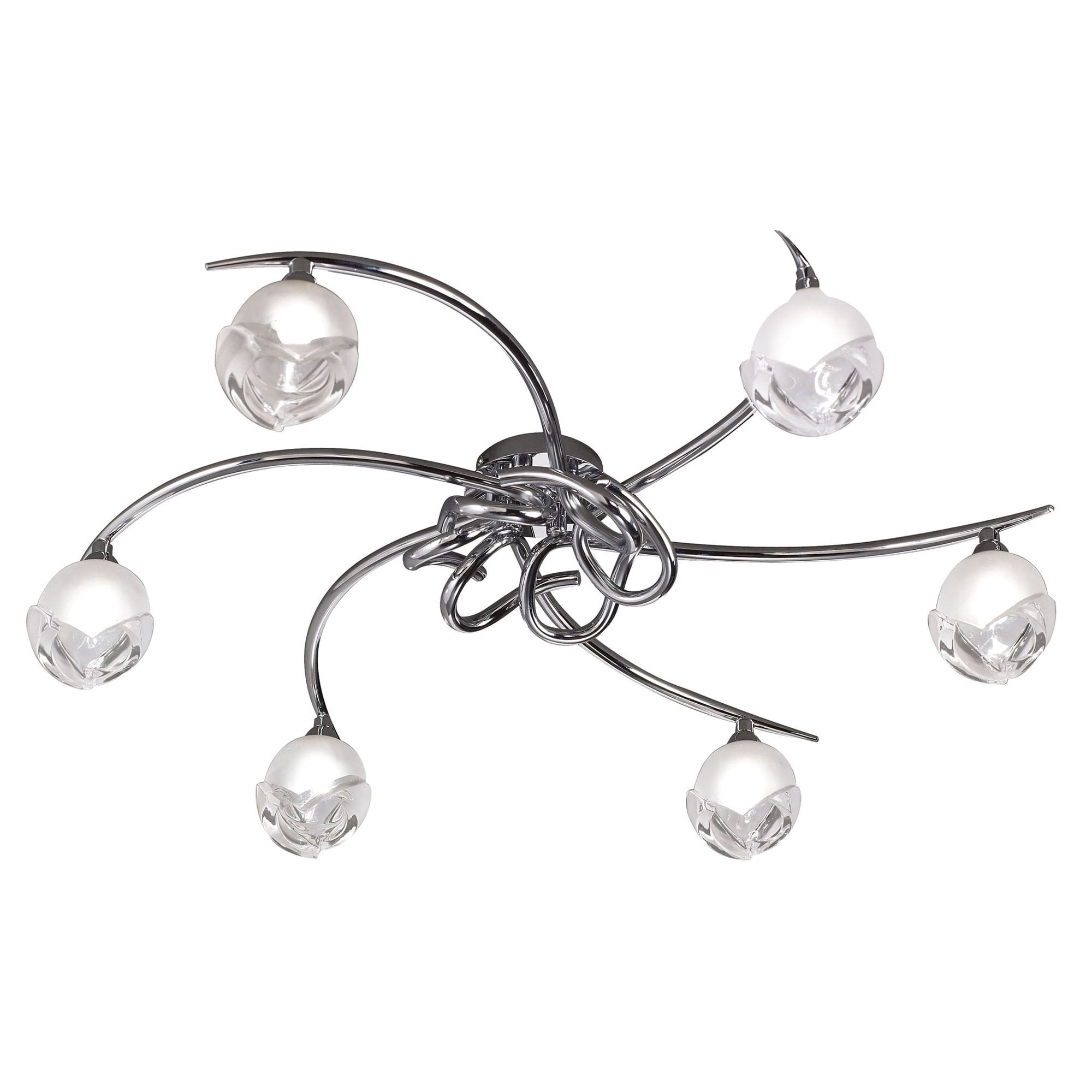 M0806 Fragma Ceiling 6 Light G9 Polished Chrome