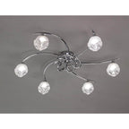 M0806 Fragma Ceiling 6 Light G9 Polished Chrome