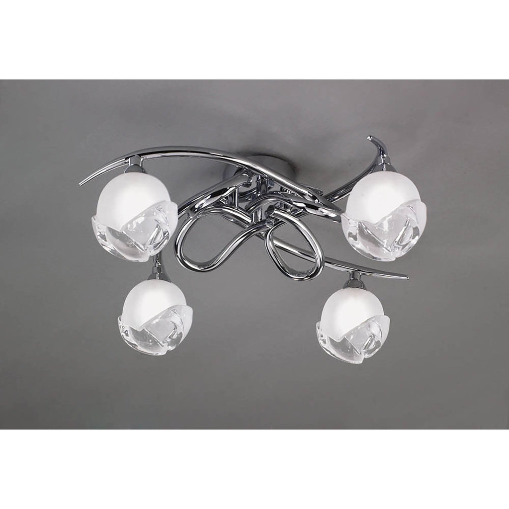 M0807 Fragma Ceiling 4 Light G9 Polished Chrome