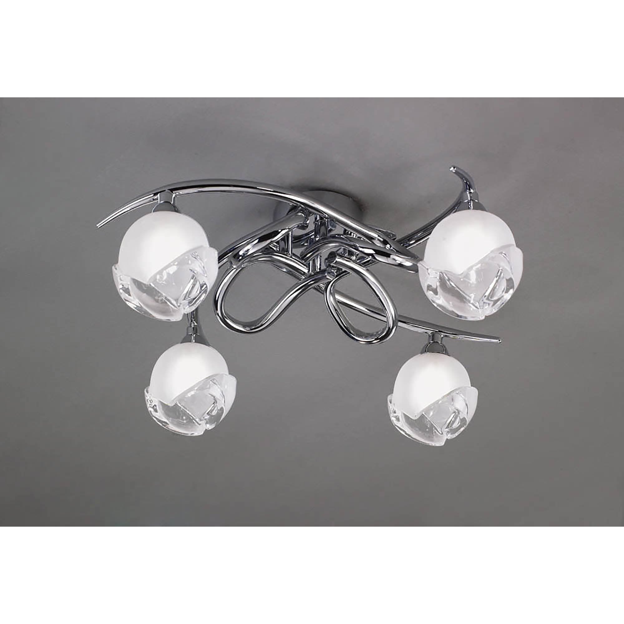 M0807 Fragma Ceiling 4 Light G9 Polished Chrome