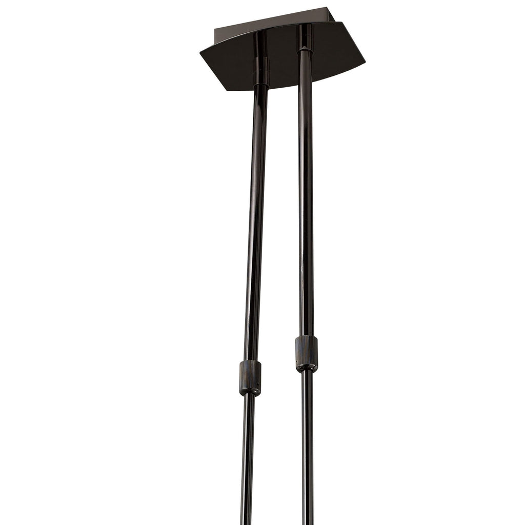M0810BC Fragma Linear Telescopic 4 Light G9 Line Black Chrome