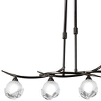 M0810BC Fragma Linear Telescopic 4 Light G9 Line Black Chrome