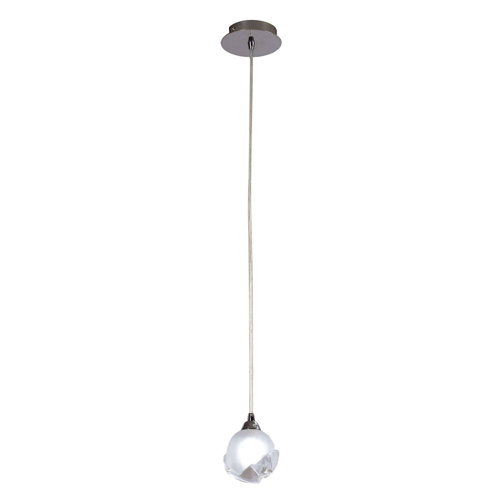 M0811 Fragma Pendant 1 Light G9 Polished Chrome