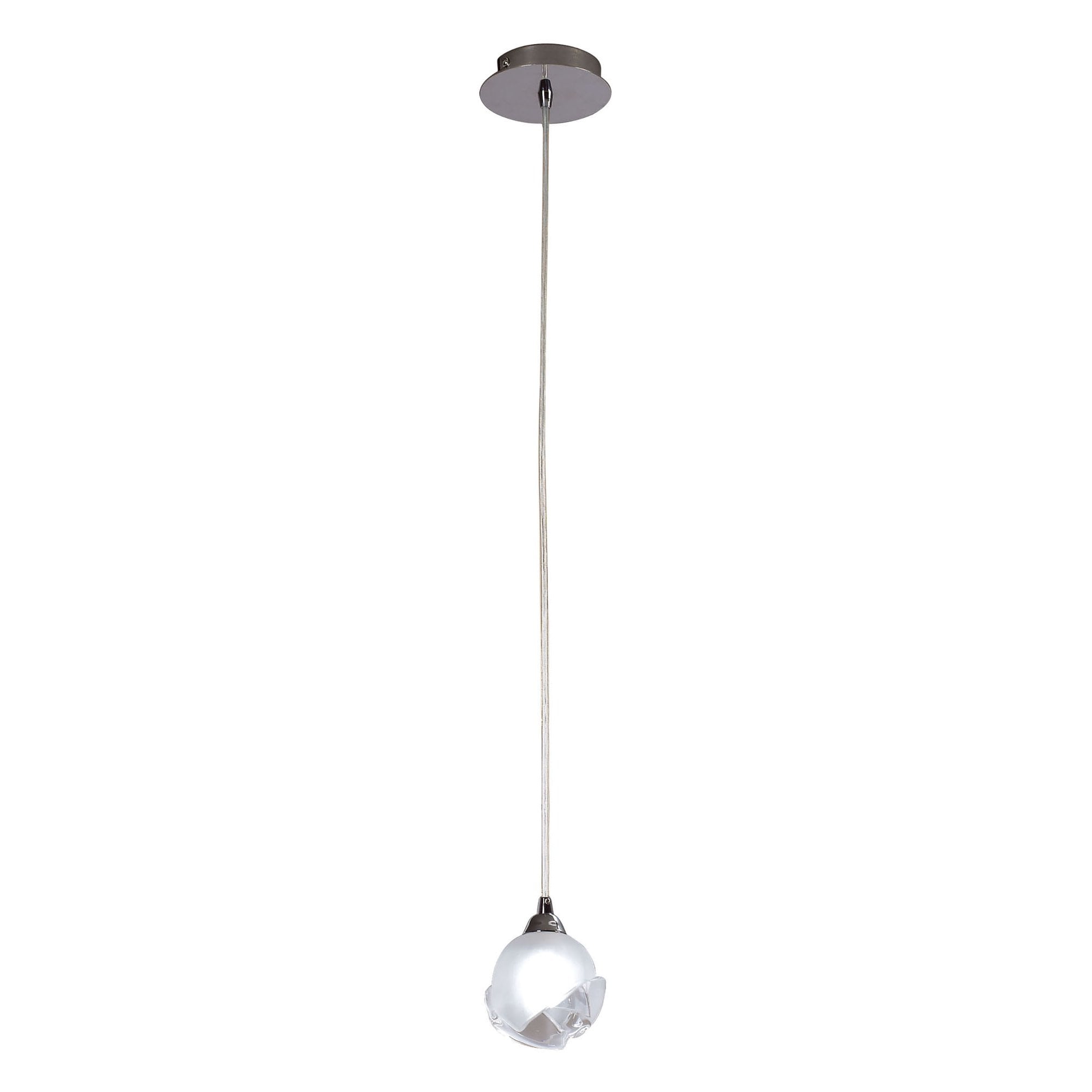 M0811 Fragma Pendant 1 Light G9 Polished Chrome