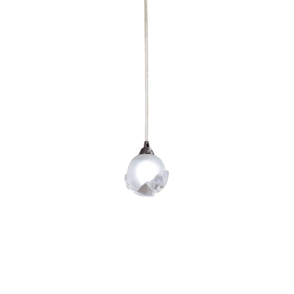 M0811 Fragma Pendant 1 Light G9 Polished Chrome