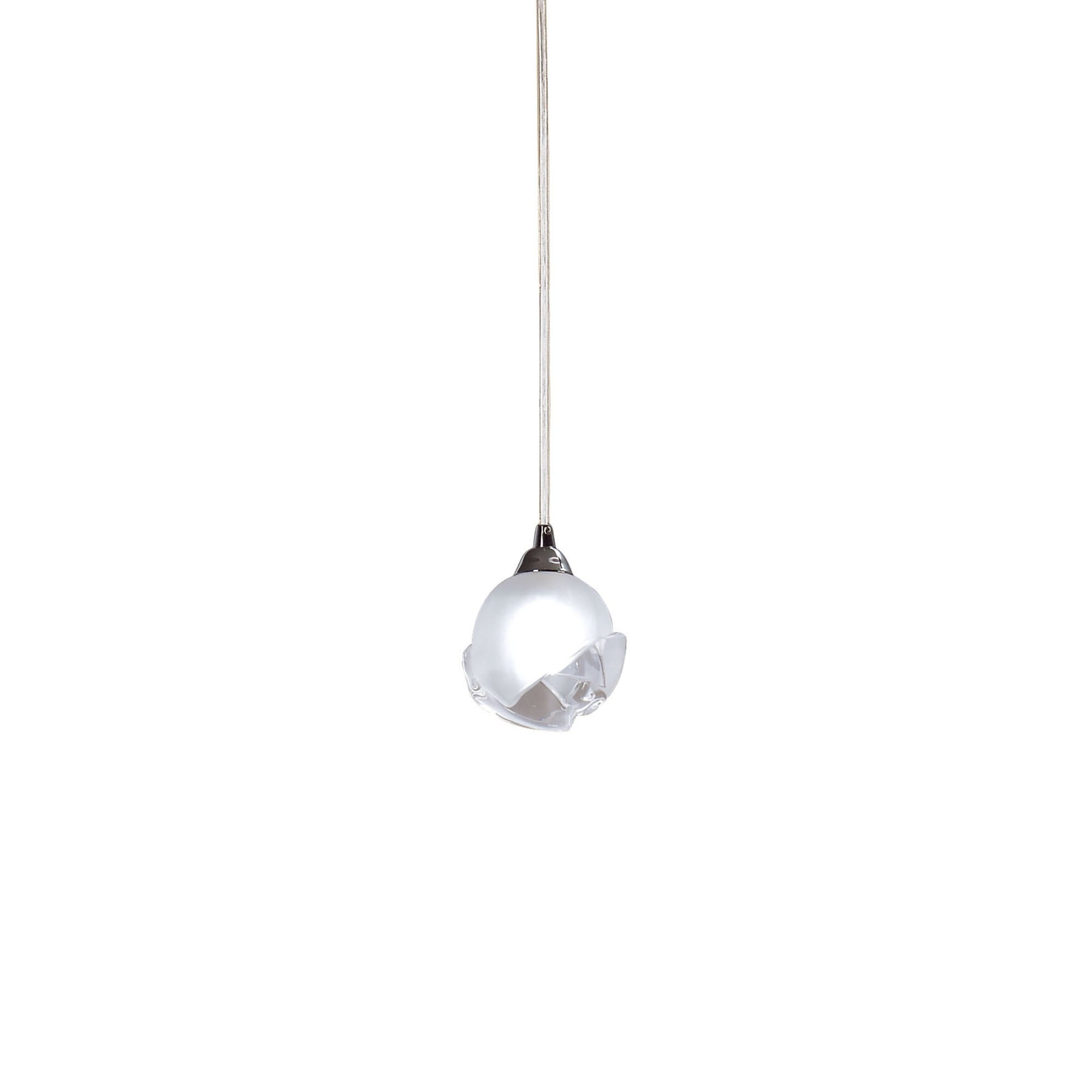 M0811 Fragma Pendant 1 Light G9 Polished Chrome