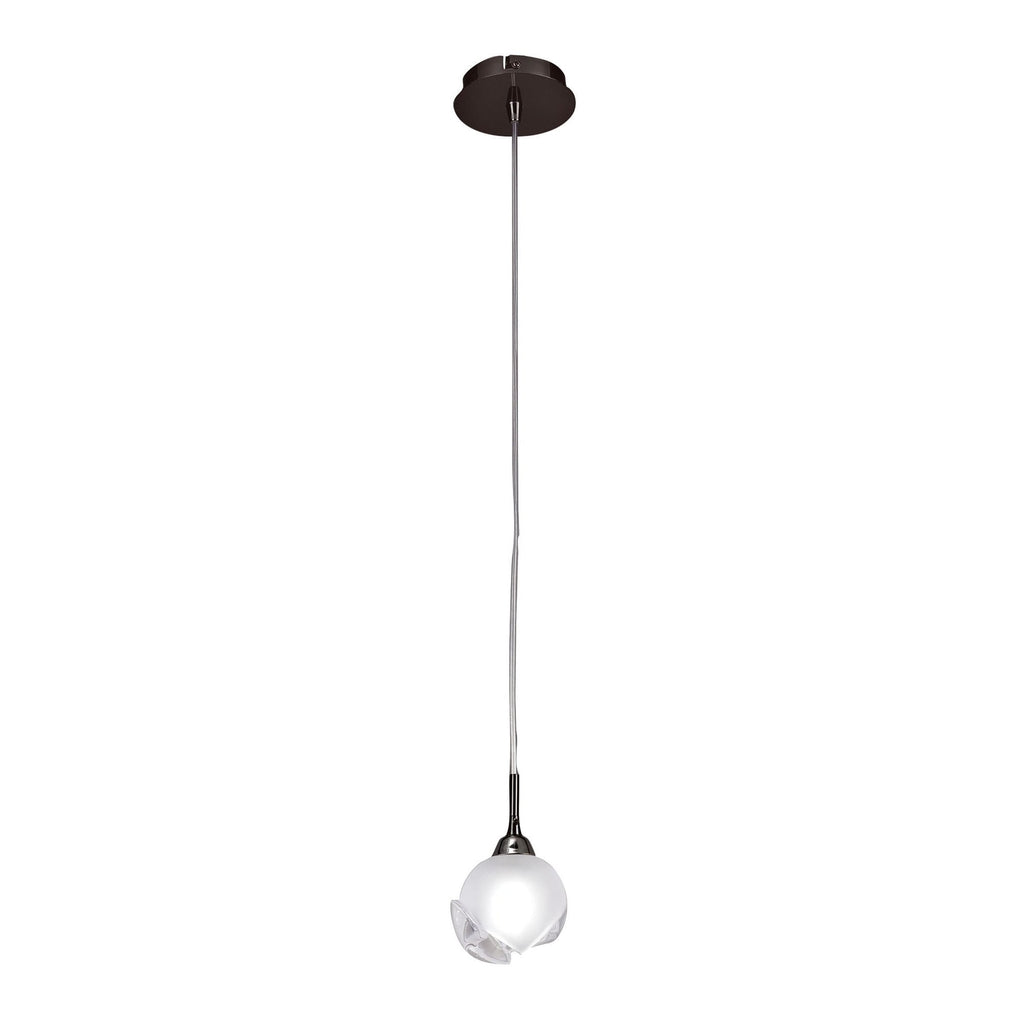 M0811BC Fragma Pendant 1 Light G9 Black Chrome