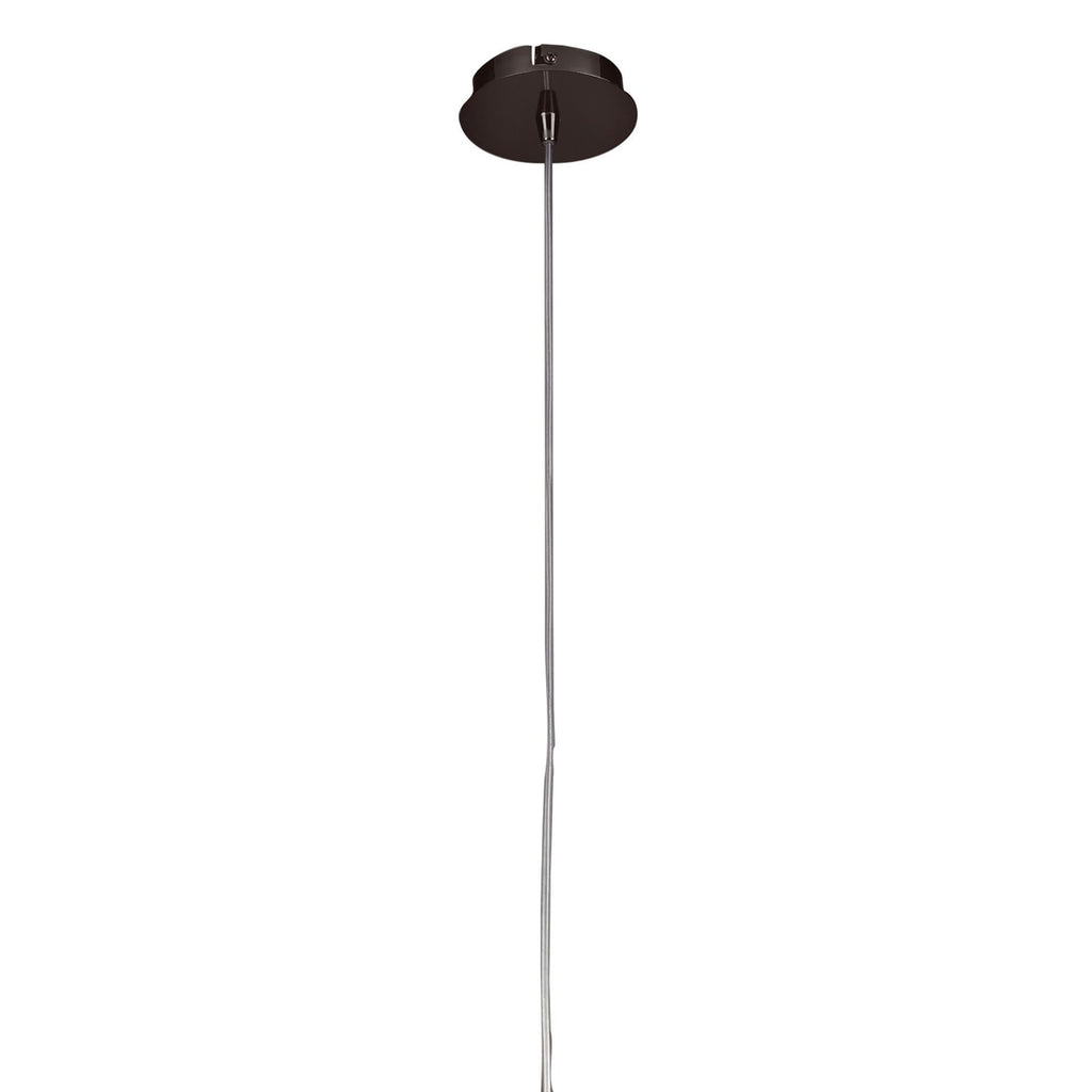 M0811BC Fragma Pendant 1 Light G9 Black Chrome