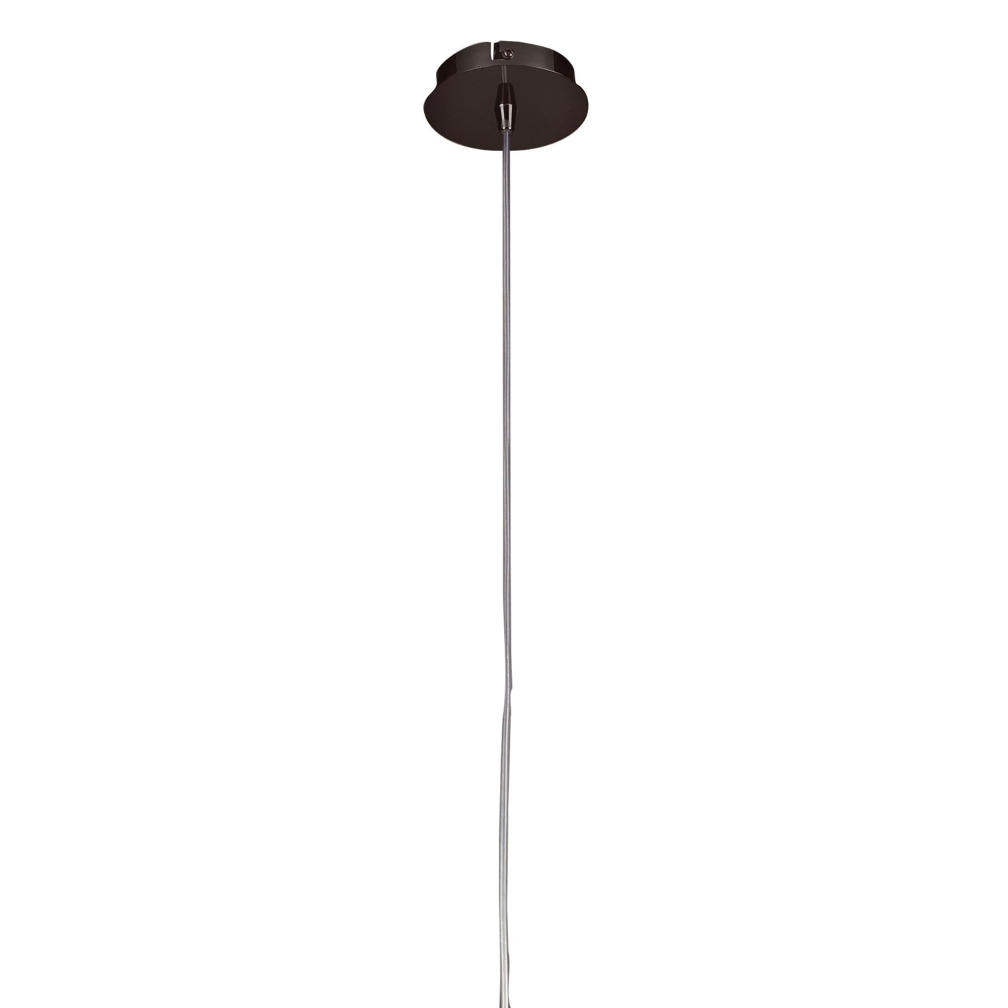 M0811BC Fragma Pendant 1 Light G9 Black Chrome