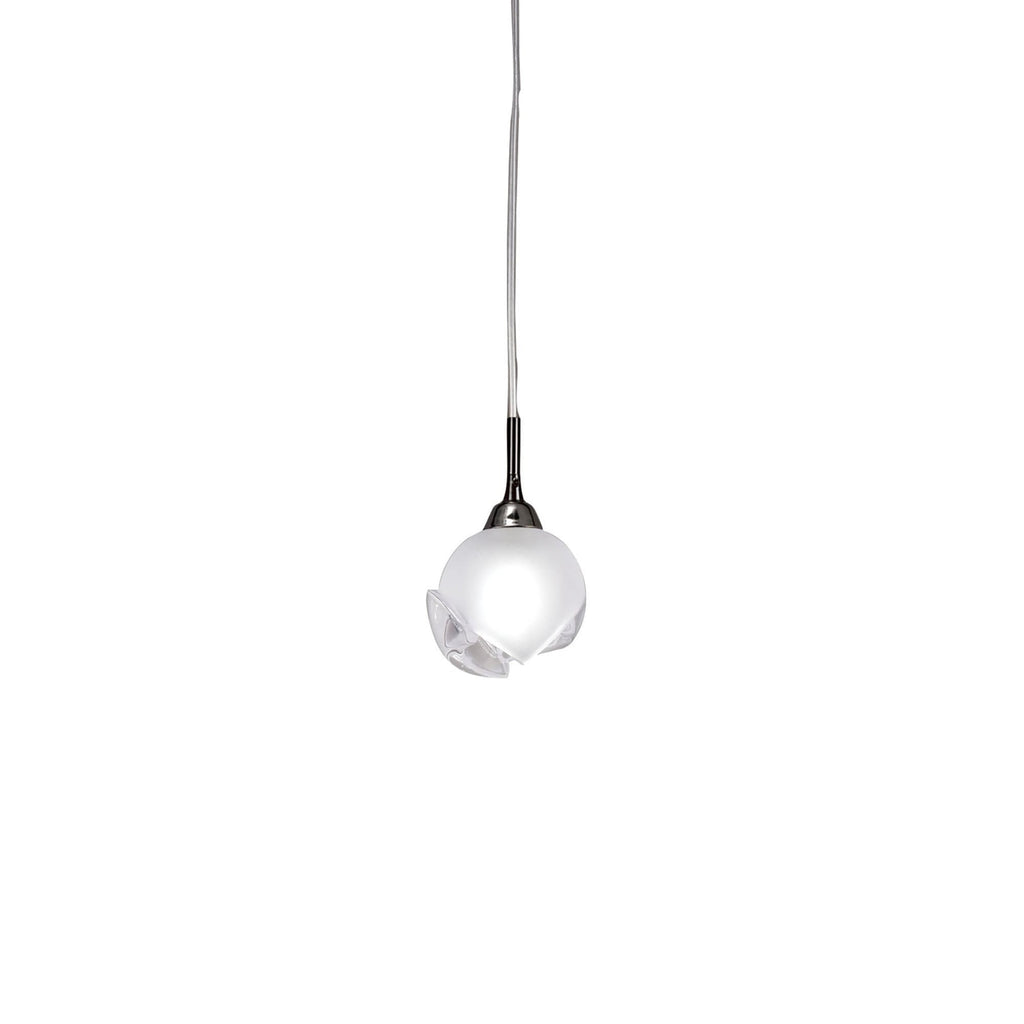 M0811BC Fragma Pendant 1 Light G9 Black Chrome