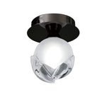 M0812BC Fragma Ceiling 1 Light G9 Black Chrome