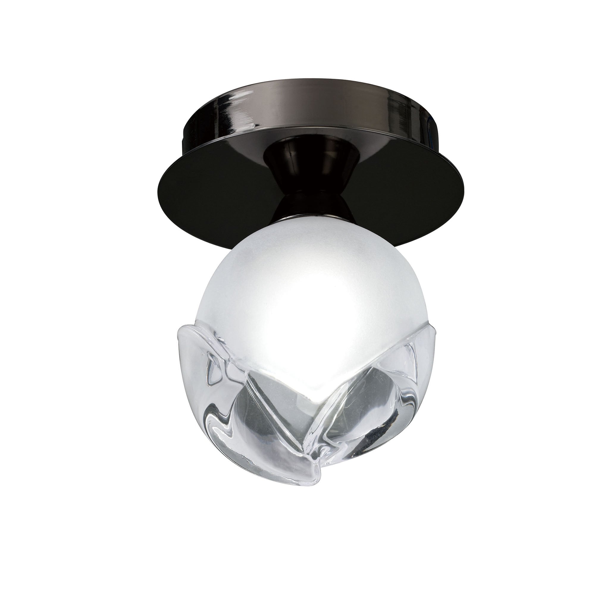 M0812BC Fragma Ceiling 1 Light G9 Black Chrome