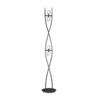 M0816BC Fragma Floor Lamp 4 Light G9 Black Chrome