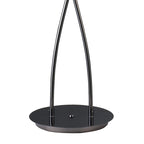 M0816BC Fragma Floor Lamp 4 Light G9 Black Chrome