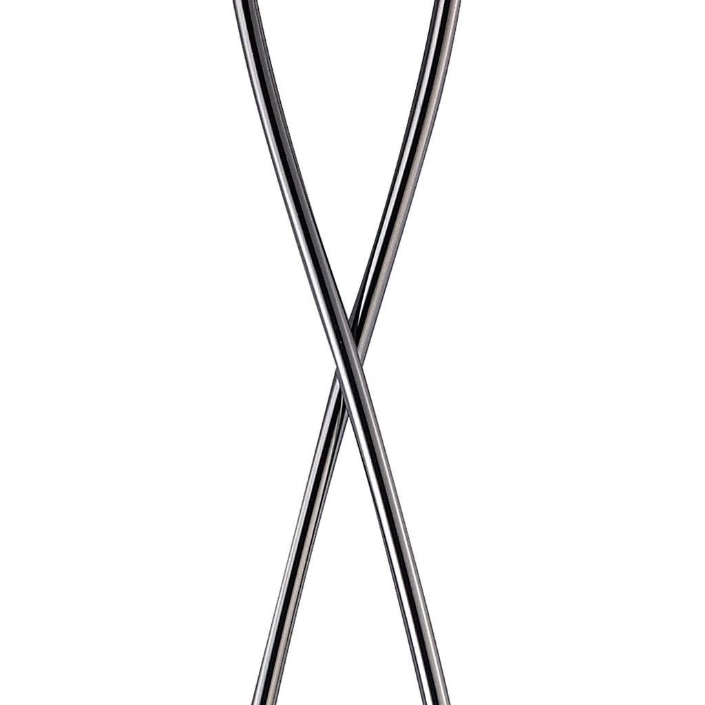 M0816BC Fragma Floor Lamp 4 Light G9 Black Chrome