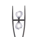 M0816BC Fragma Floor Lamp 4 Light G9 Black Chrome
